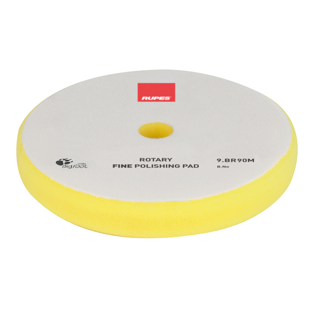 RUPES ROTARY FINE POLISHING FOAM PAD 75/90MM (YELLOW)