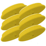 RUPES D-A FINE FINISHING FOAM  PAD 40MM (YELLOW) 6PCS