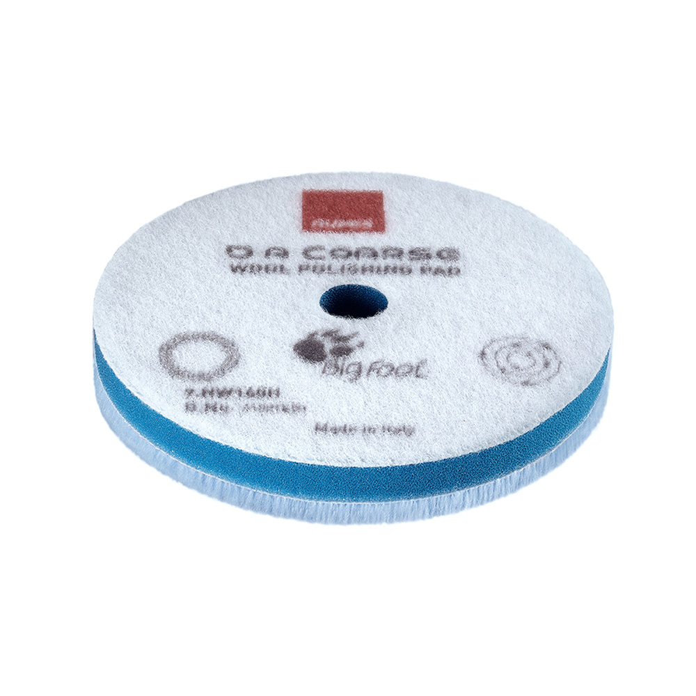 RUPES D-A COARSE WOOL  POLISHING PAD 80MM (BLUE)