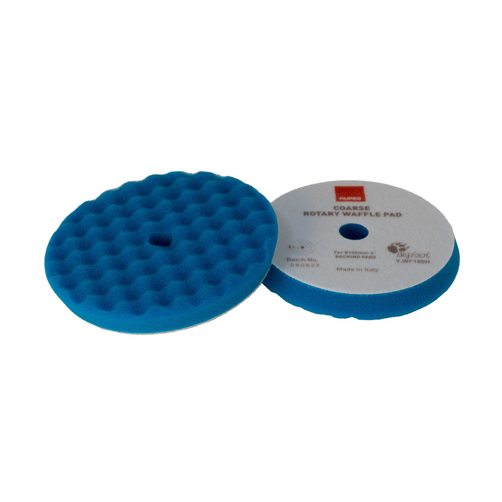 RUPES VELCRO WAFFLE COARSE  POLISHING FOAM PAD FOR ROTARY