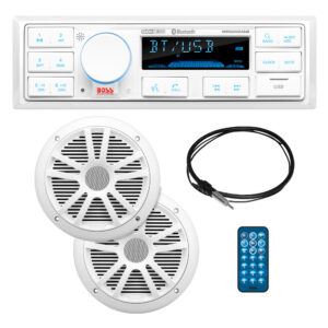 BOSS AUDIO MCK500WB.6 PACKAGE W/ MR500UAB 2 MR6W SPEAKERS