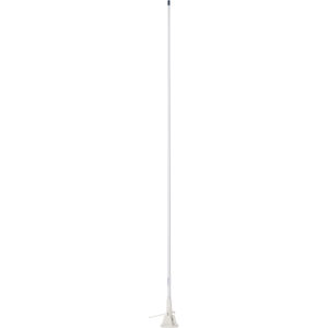 SCOUT 5' WHITE VHF ANTENNA 3DB LIFT AND LAY MOUNT W/ 5M RG-58