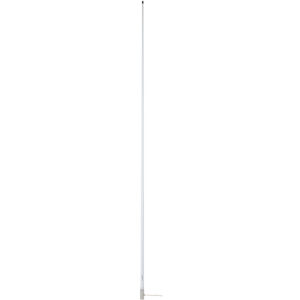 SCOUT 8' WHITE VHF ANTENNA 6DB SS FERRULE W/ 5M RG-58 COAX