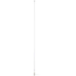 SCOUT 8' WHITE VHF ANTENNA 6DB HEAVY SS FERRULE W/ 6M RG-8X
