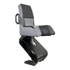 SHARK EPIC SEAT W FLEX SUSPENSION GREY VINYL REG
