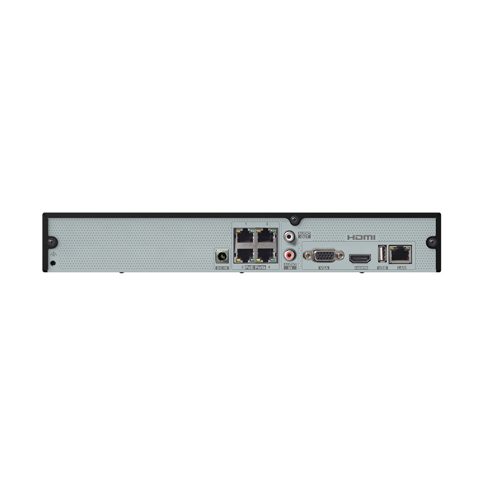 SPECO 4 CHANNEL 4K H.265 NVR W/ POE & 1 SATA - NDAA - 2TB - Image 2