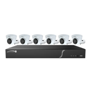 SPECO 8 CHANNEL, 2TB RECORDER W/ 6 4MP TURRET CAMERAS
