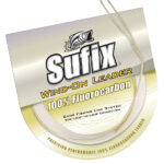 SUFIX WIND-ON FLUOROCARBON LEADER 50LB CLEAR 11YDS