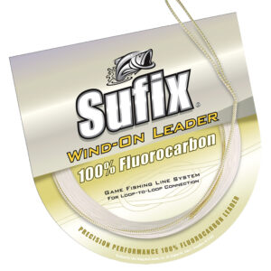 SUFIX WIND-ON FLUOROCARBON LEADER 80LB CLEAR 11YDS