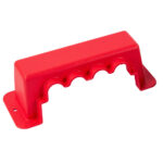 BLUEWATER HEAVY DUTY 4 STUD BUSBAR COVER RED