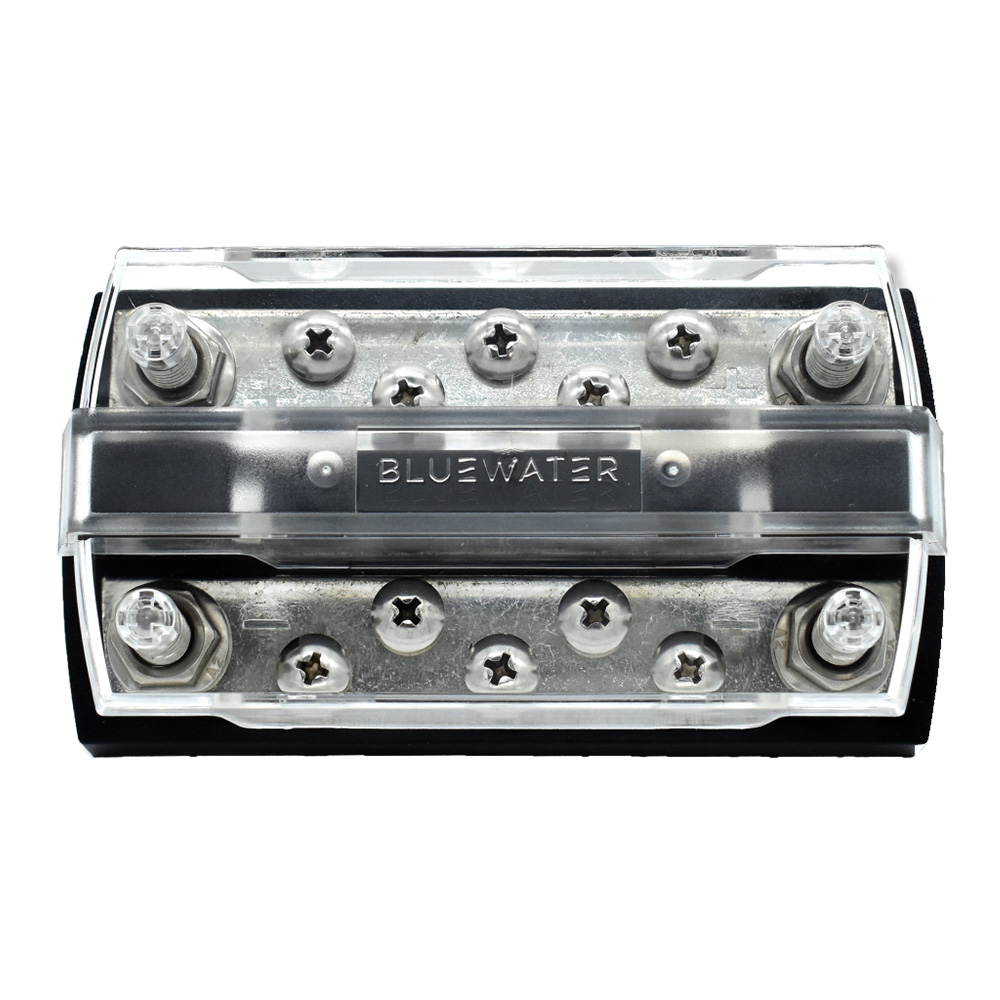 BLUEWATER DUAL 10 POSITION BUSBAR 150 AMP