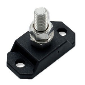 BLUEWATER SINGLE BATTERY POST 5/16" SS STUD BLACK