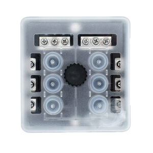 BLUEWATER 6 POSITION CIRCUIT BREAKER PANEL W/ COVER