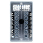 BLUEWATER 12 POSITION CIRCUIT BREAKER PANEL W/ COVER