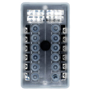 BLUEWATER 12 POSITION CIRCUIT BREAKER PANEL W/ COVER