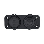 BLUEWATER DUAL USB/USB-C 12V COMBO RECEPTACLE W/ PLATE