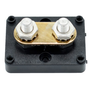 BLUEWATER 3/8" DUAL STUD BUSBAR W/ COPPER LINK