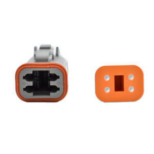 BLUEWATER 4 POSITION FEMALE DEUTSCH CONNECTOR W/