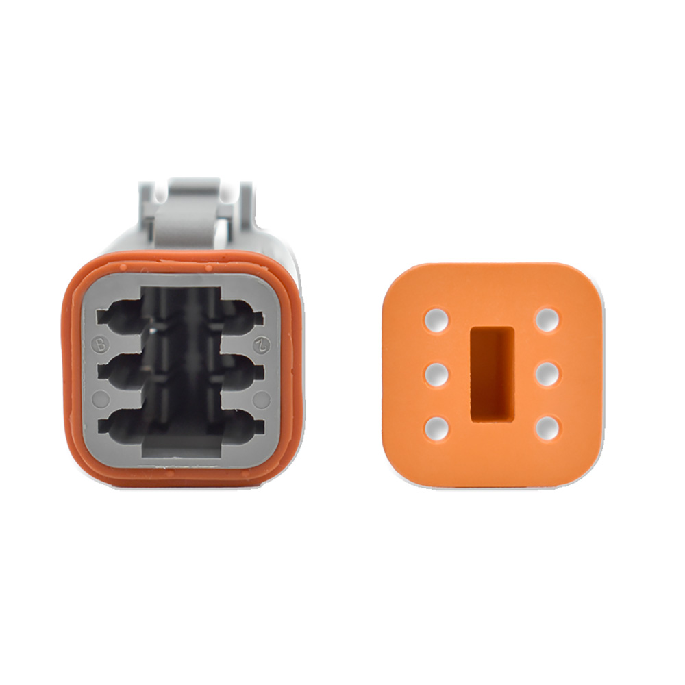 BLUEWATER 6 POSITION FEMALE DEUTSCH CONNECTOR W/