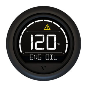 VERATRON VL DIGITAL 52 W/ ROUND BLACK BEZEL