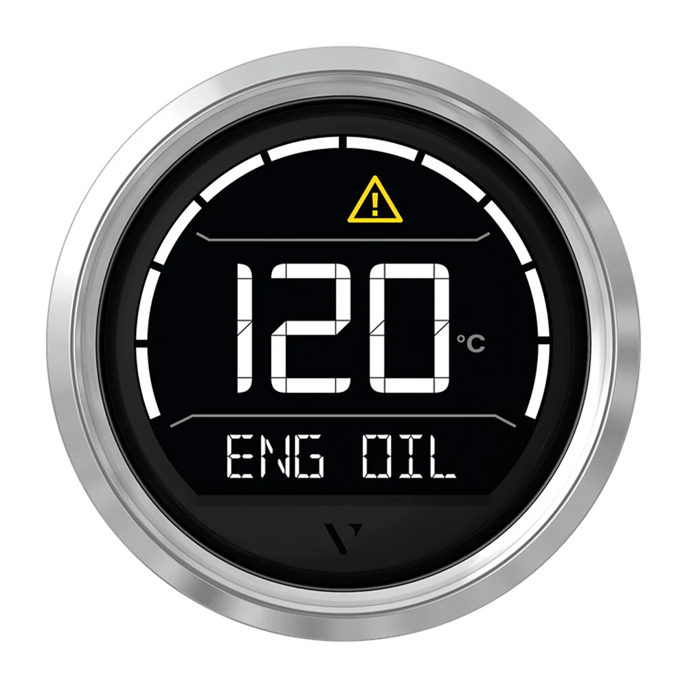 VERATRON VL DIGITAL 52 W/ TRIANGULAR CHROME BEZEL