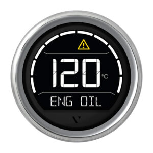 VERATRON VL DIGITAL 52 W/ ROUND CHROME BEZEL