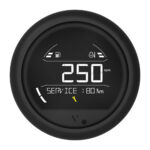VERATRON VL DIGITAL 85 W/ ROUND BLACK BEZEL