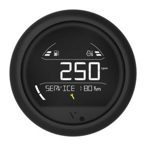 VERATRON VL DIGITAL 85 W/ ROUND BLACK BEZEL