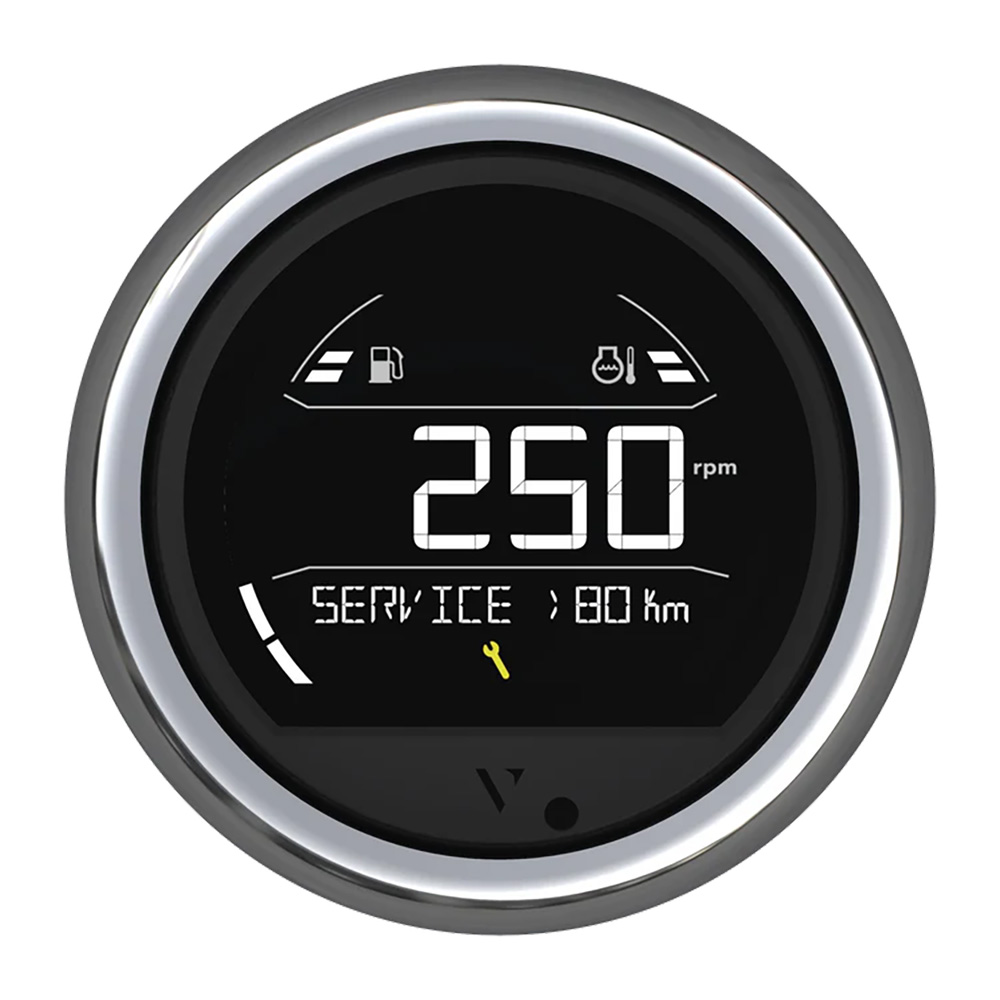 VERATRON VL DIGITAL 85 W/ ROUND CHROME BEZEL