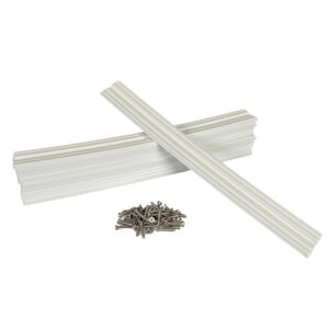 CALIBER MARINE SLIDES 1.5"X15" WHITE 10-PACK