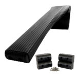 CALIBER BUNK WRAP KIT BLACK 16'X2"X4" ROLL + 4 CAPS + HRDW