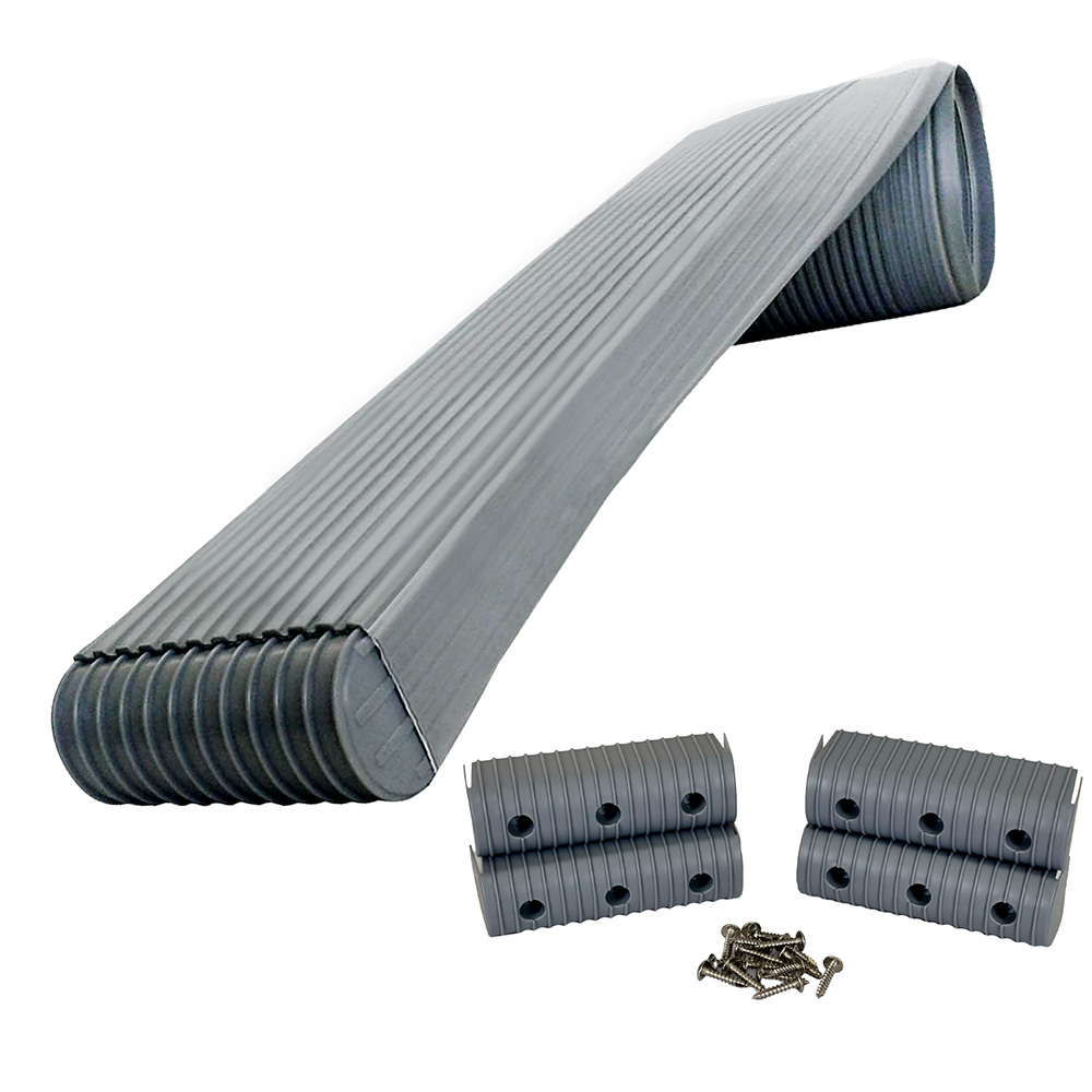 CALIBER BUNK WRAP KIT GREY 24'X2"X6" ROLL + 4 CAPS + HRDW
