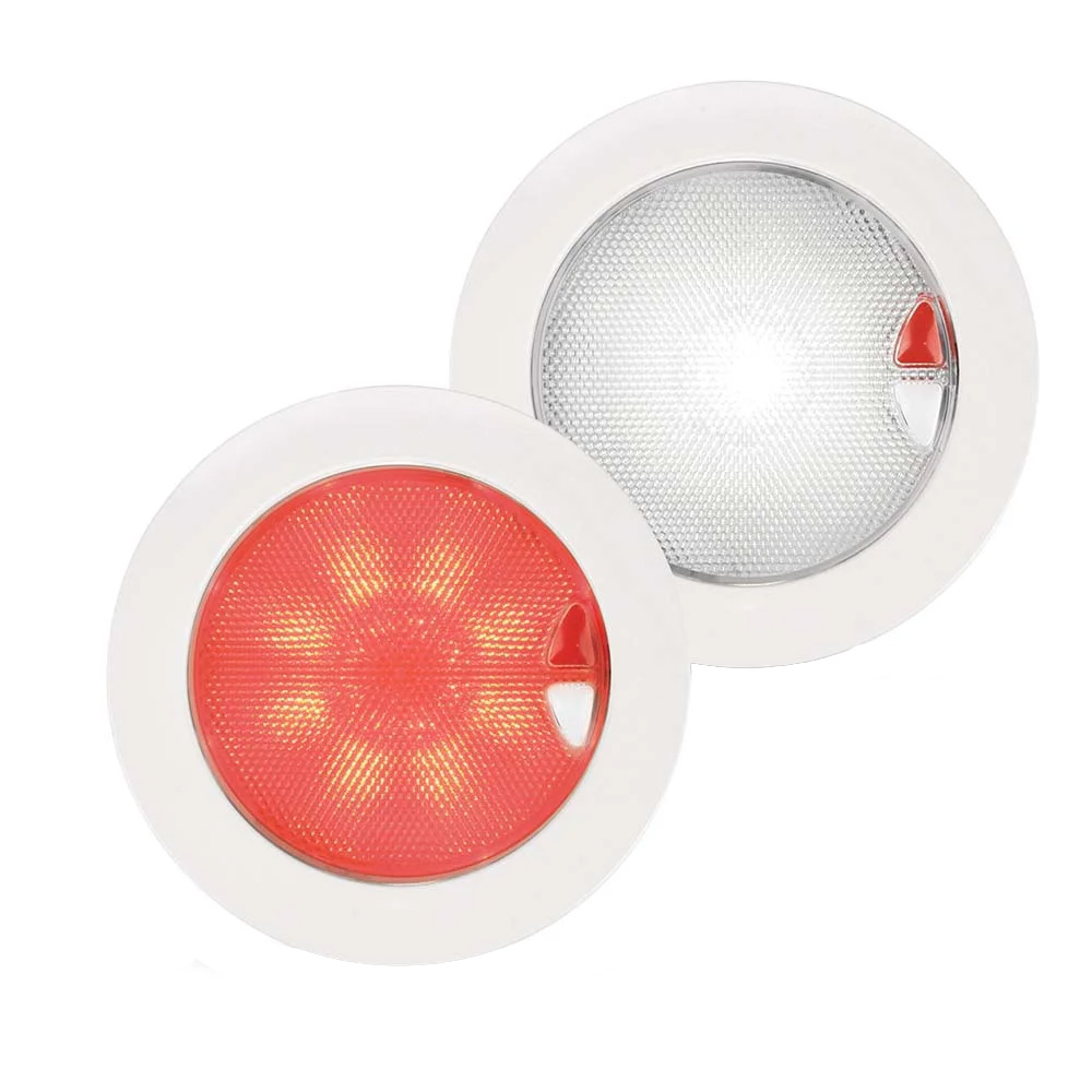 HELLA EUROLED 150 RED/WHITE TOUCH SWITCH WHITE BEZEL