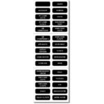 BLUE SEA 8031 LABEL KIT AC PANEL BASIC