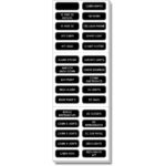 BLUE SEA 8039 LABEL KIT DC PANEL EXTENDED