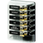 BLUE SEA 5018 FUSE BLOCK 3AG