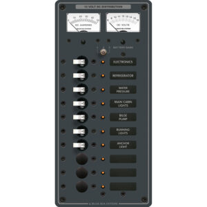 BLUE SEA 8082 BREAKER PANEL DC 10 POS