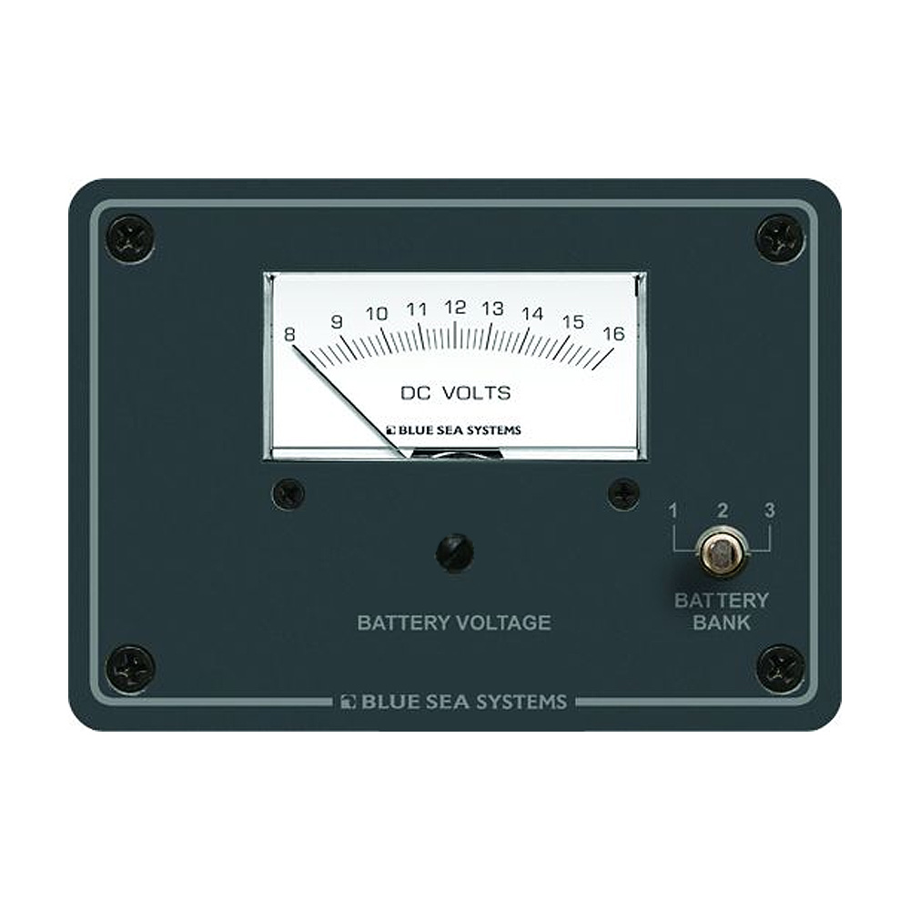 BLUE SEA 8015 PANEL 8-16VDC 3 BANK ANALOG