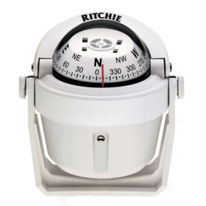 RITCHIE B-51W EXPLORER COMPASS BRACKET MOUNT - WHITE