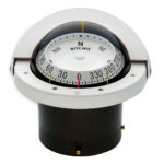 RITCHIE FNW-203 NAVIGATOR COMPASS FLUSH MOUNT - WHITE