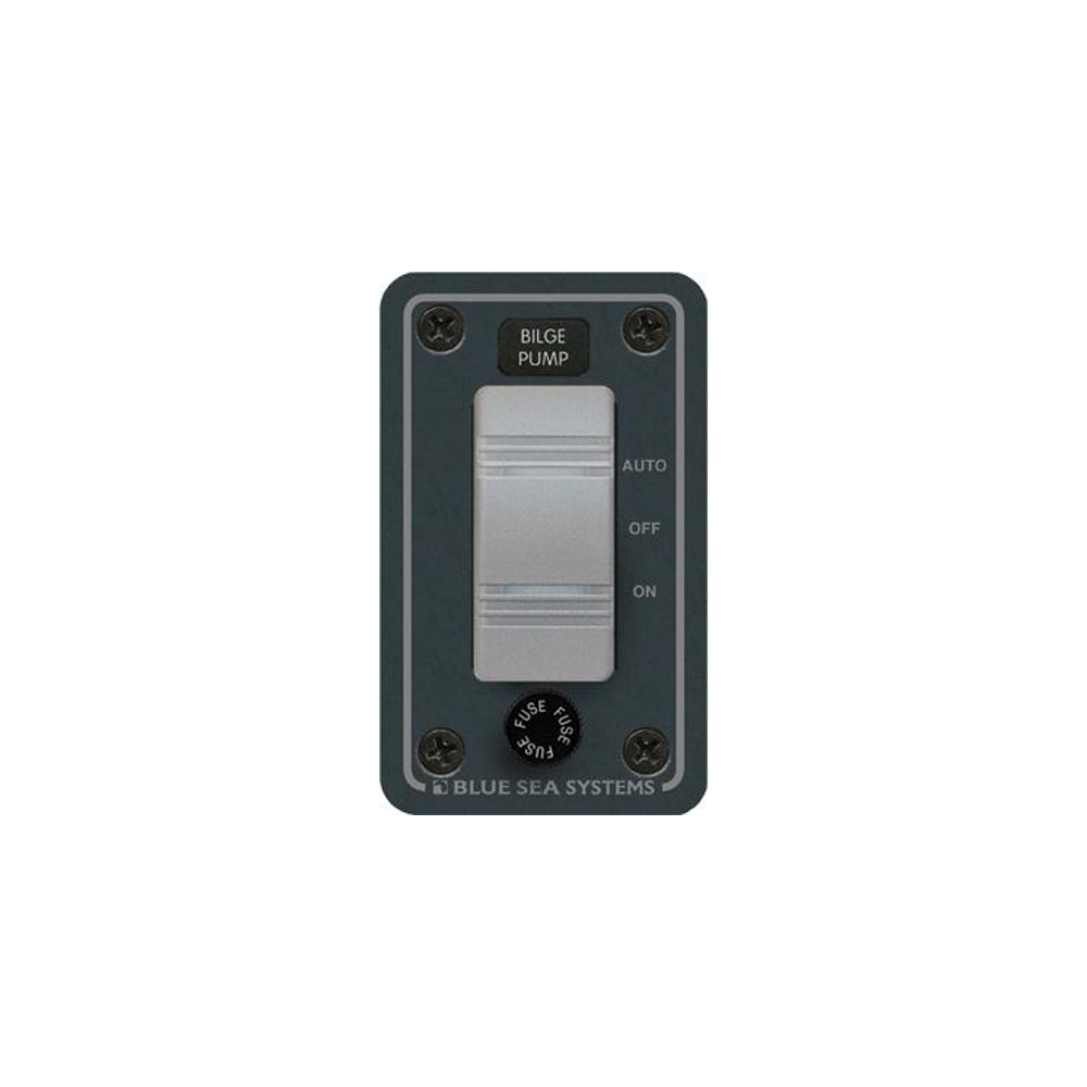 BLUE SEA 8263 WATER-RESISTANT BILGE PANEL 1 CONTURA SWITCH