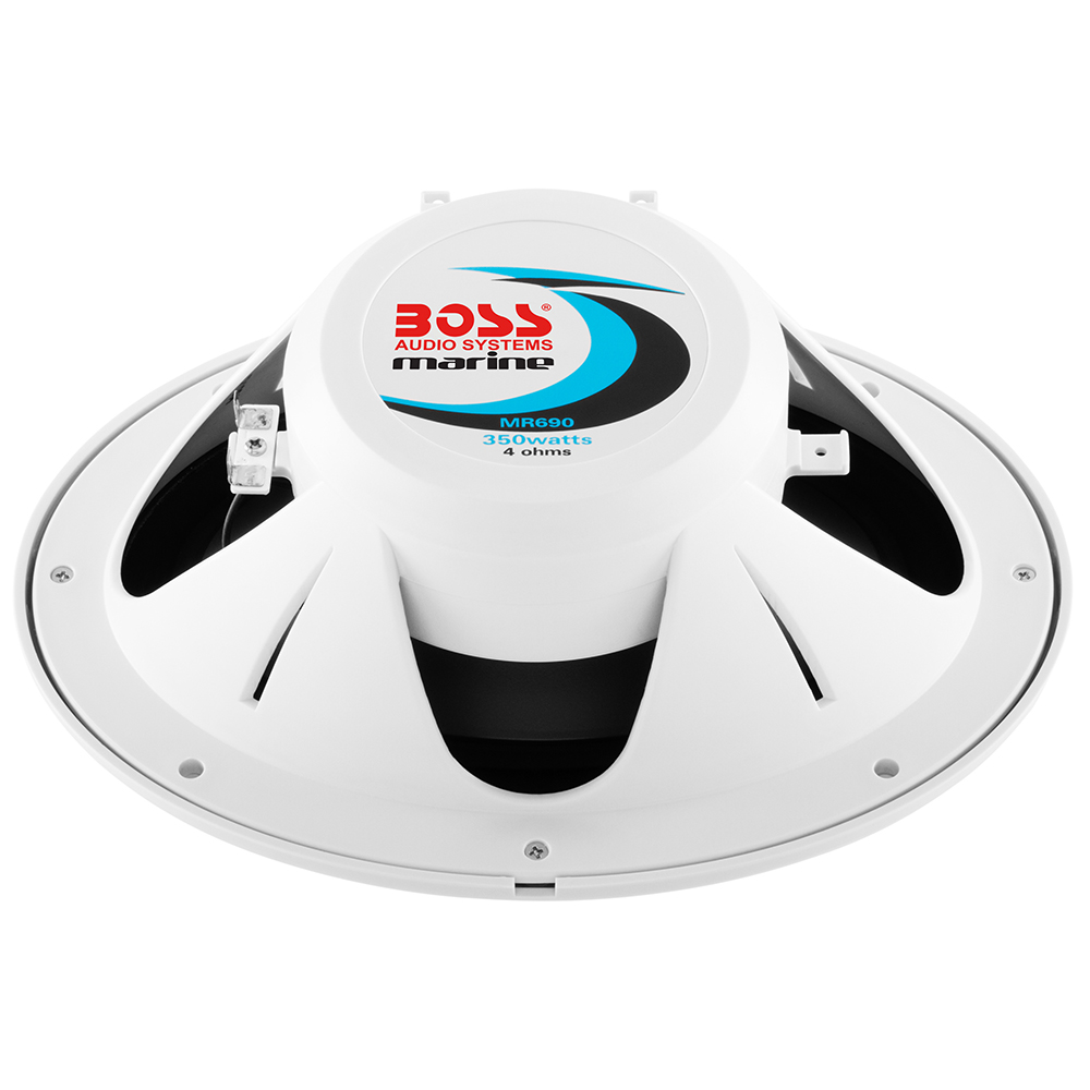 BOSS AUDIO MR690 WHITE 6" X 9" OVAL SPEAKERS (PAIR) - Image 5