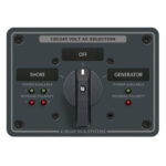 BLUE SEA 8369 AC ROTARY PANEL 120 +