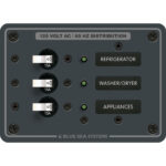 BLUE SEA 8058 PANEL 120VAC 3 POSITION