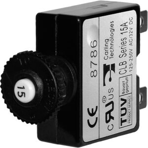 BLUE SEA 7056 CIRCUIT BREAKER 15A PUSH BUTTON