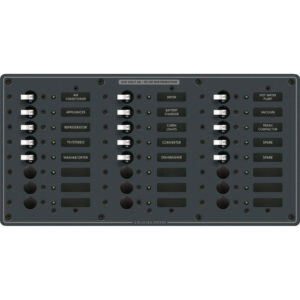 BLUE SEA 8165 BREAKER PANEL 230VAC 24 POS