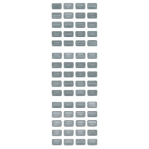 BLUE SEA 8217 LABEL KIT DC WATERPROOF