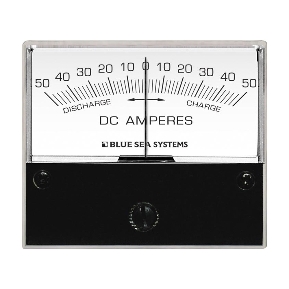 BLUE SEA 8252 AMMETER DC 50-0-50A