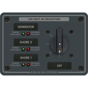 BLUE SEA 8366 AC ROTARY PANEL 120VAC 32A