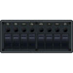 BLUE SEA 8371 PANEL WATERPROOF CB 12VDC 8 POS